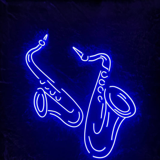 Saxophones Led Sign