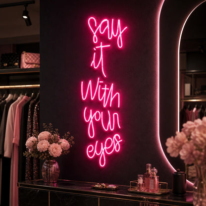 Say It LED Neon Sign Garage Man Cave Neon Sign high-converting product image