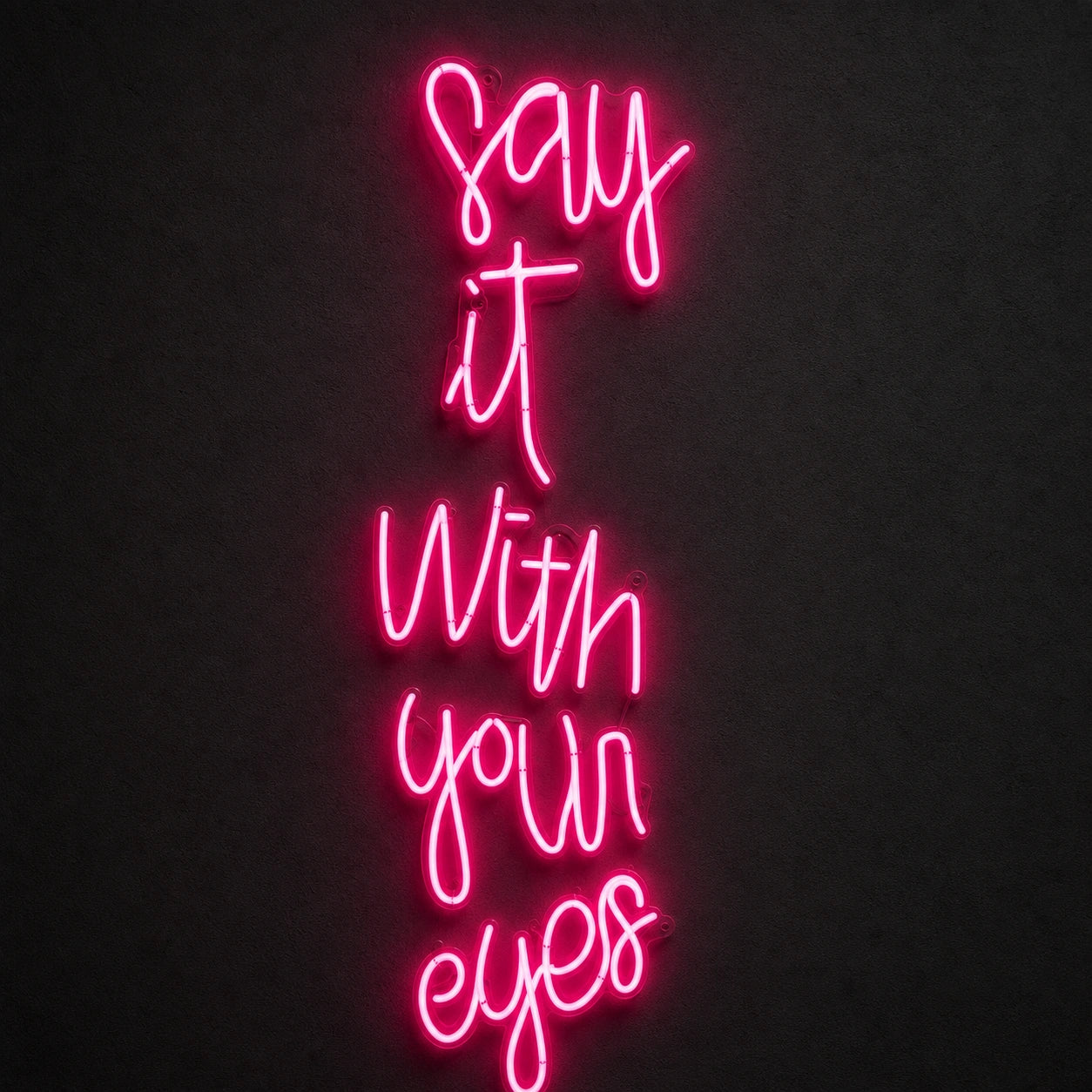 Say It LED Neon Sign Garage Man Cave Neon Sign main product image