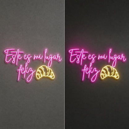 Say Set LED Neon Sign Garage Man Cave Neon Sign day and night comparison