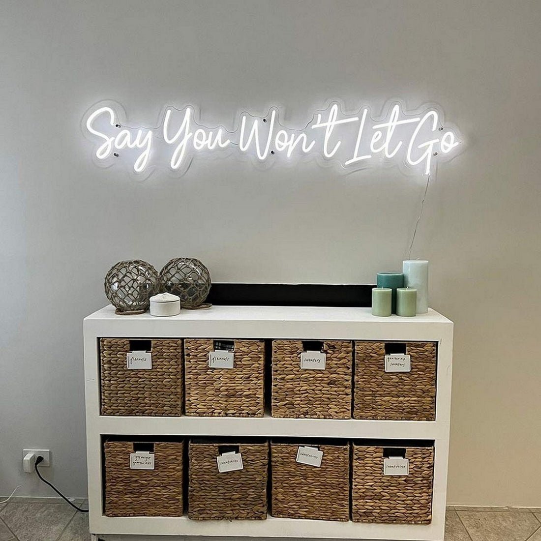 Say You Wont Let Go Led Sign Business Neon Sign - Shineneon