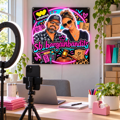 Sb_Bargainbandits Custom LED Neon Sign | 01333d70fd91a93552cad99abbcbb2224b71e3d01412715659094308c785adfb | natural_light
