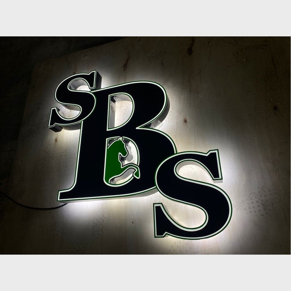 Sbs 3D Backlit Channel Letters Led Light Sign