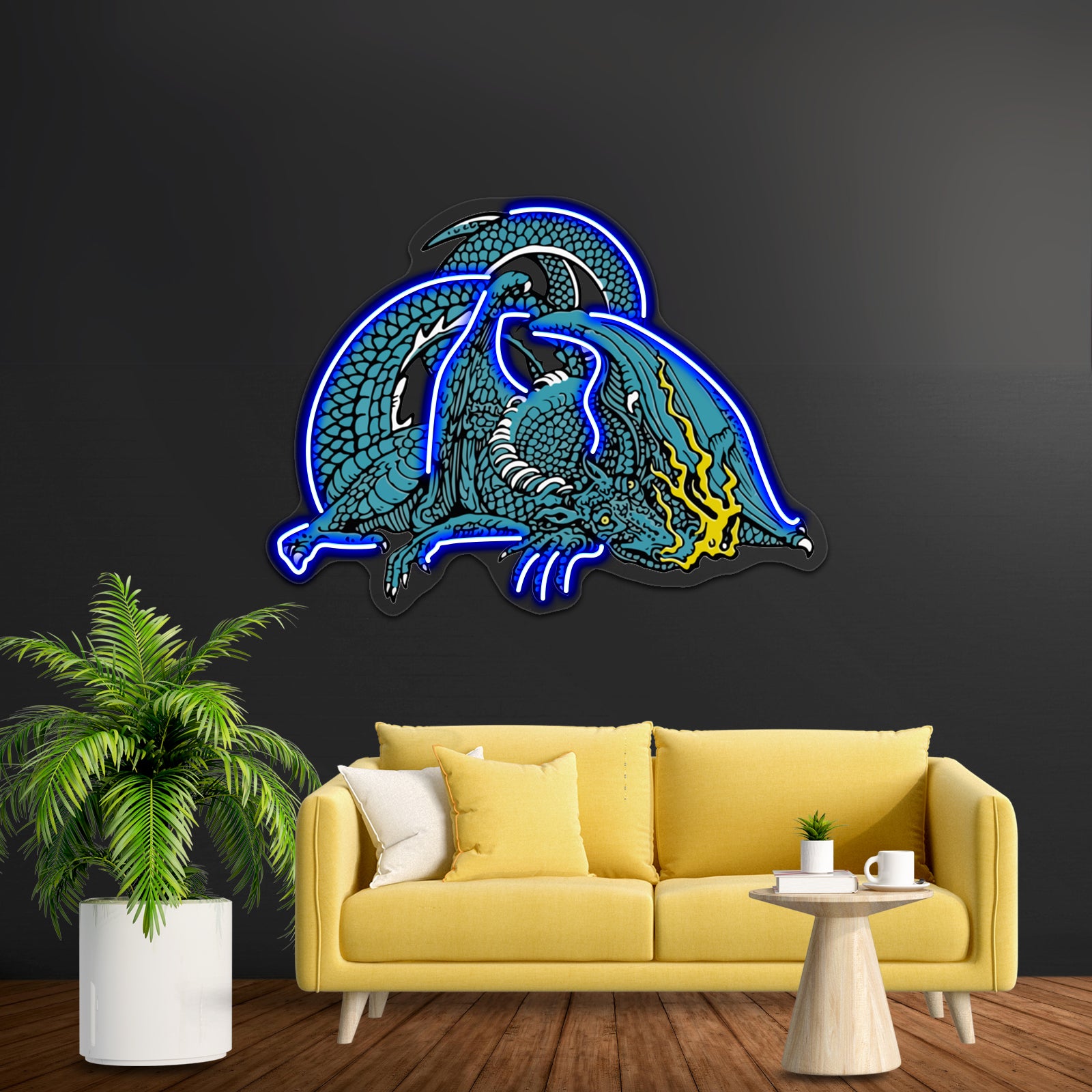 Scaled And Icy Artwork Custom Led Signs | Shineneon