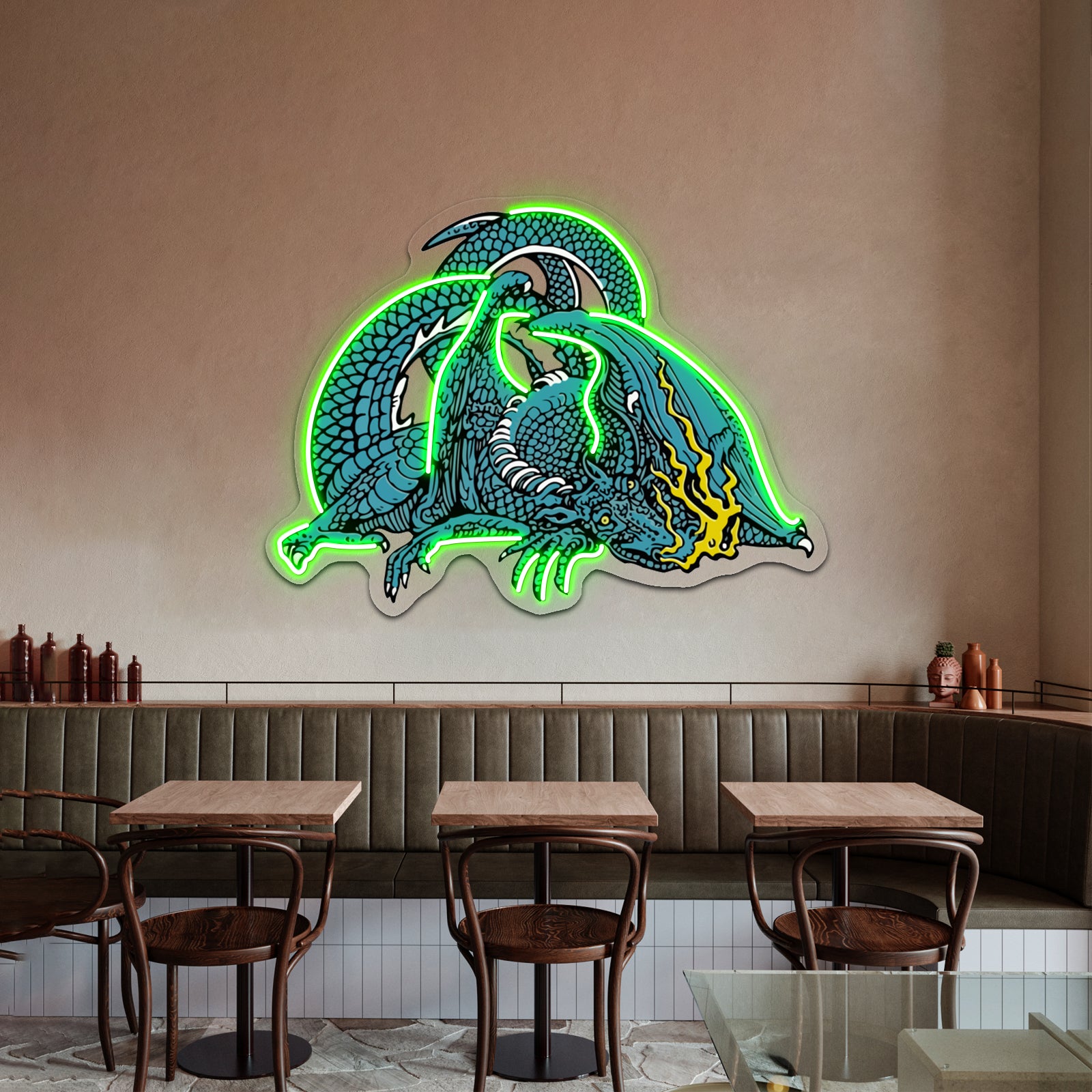 Scaled And Icy Artwork Custom Led Signs | Shineneon