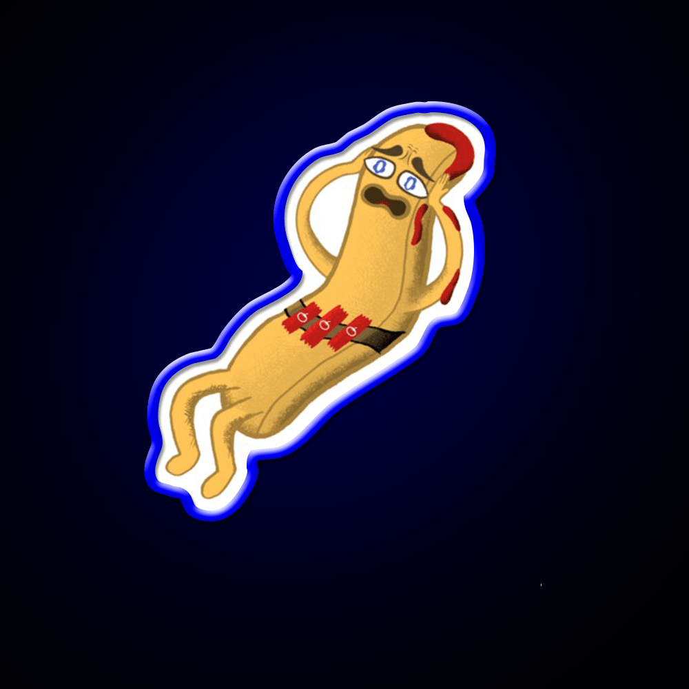 Scaredy Fry Fast Food Led Neon Sign For Burger Place Rgb Color - Shineneon