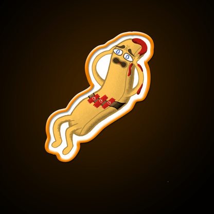 Scaredy Fry Fast Food Led Neon Sign For Burger Place Rgb Color - Shineneon