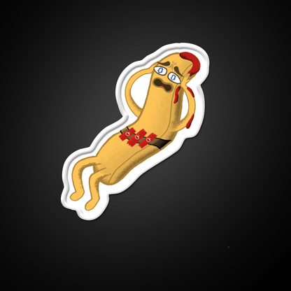 Scaredy Fry Fast Food Led Neon Sign For Burger Place Rgb Color - Shineneon