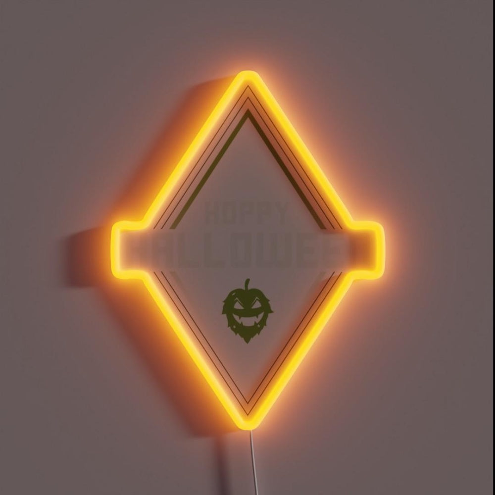 Scary Hop Craft Beer Halloween Hobbybrauer Rgb Led Neon Sign