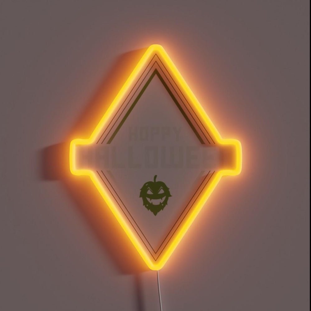 Scary Hop Craft Beer Halloween Hobbybrauer Rgb Led Neon Sign - Shineneon
