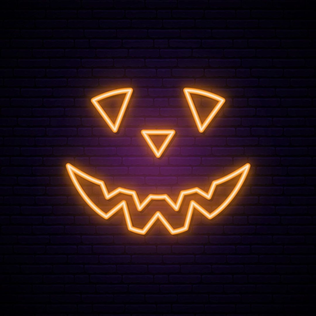 Scary Pumpkin Halloween Led Sign Business Neon Sign