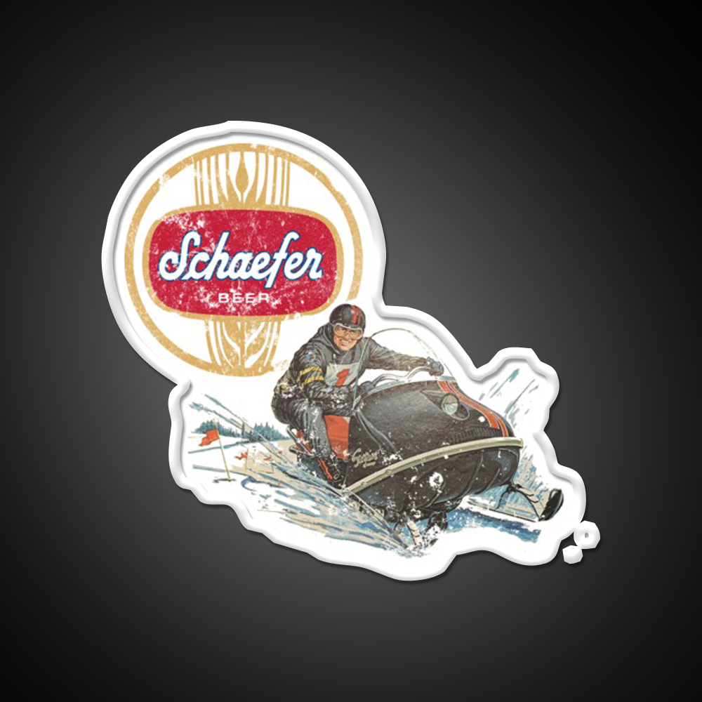 Schaefer Beer Snowmobiling Beer Bar Decor Led Neon Sign Rgb Color - LED neon sign view 11
