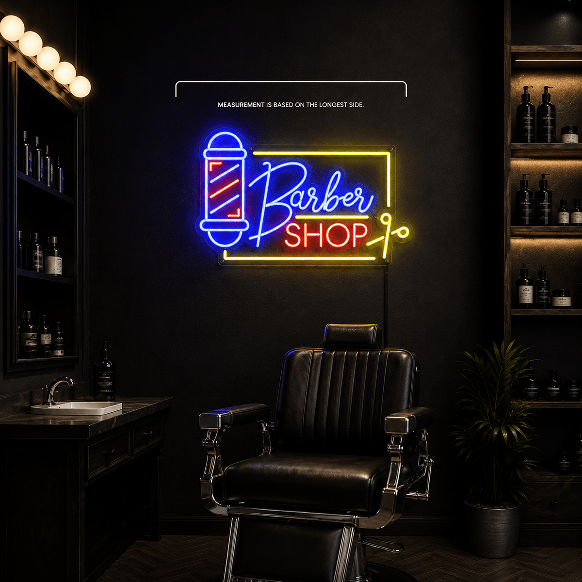 Schild Barbershop Mit LED Neon Sign - Shineneon