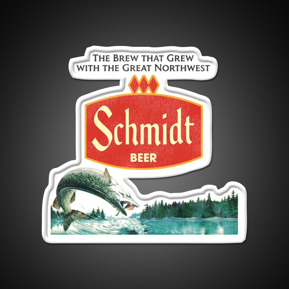 Schmidt Beer Nature Scene Beer Bar Decor Led Neon Sign Wall Art Rgb Color - LED neon sign view 11