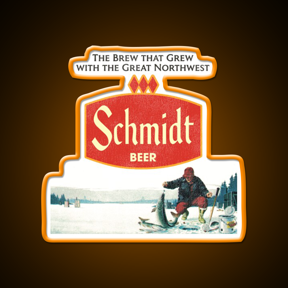 Schmidt Beer Nature Scene Beer Bar Decor Led Neon Sign Wall Decor Rgb Color - LED neon sign view 6