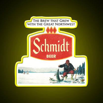 Schmidt Beer Nature Scene Beer Bar Decor Led Neon Sign Wall Decor Rgb Color - LED neon sign view 7