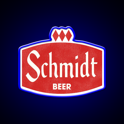 Schmidt Beer Retro Defunct Brewing Beer Bar Decor Led Neon Sign Rgb Color