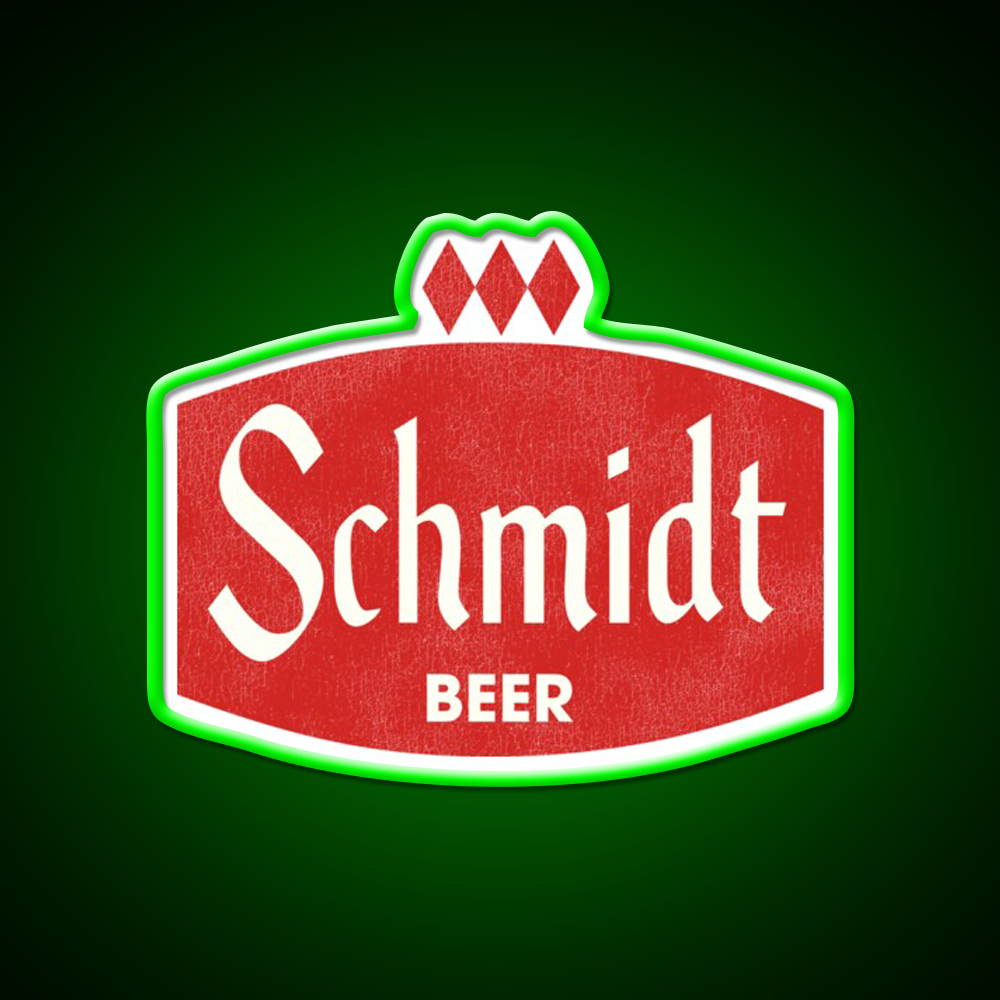 Schmidt Beer Retro Defunct Brewing Beer Bar Decor Led Neon Sign Rgb Color - LED neon sign view 8