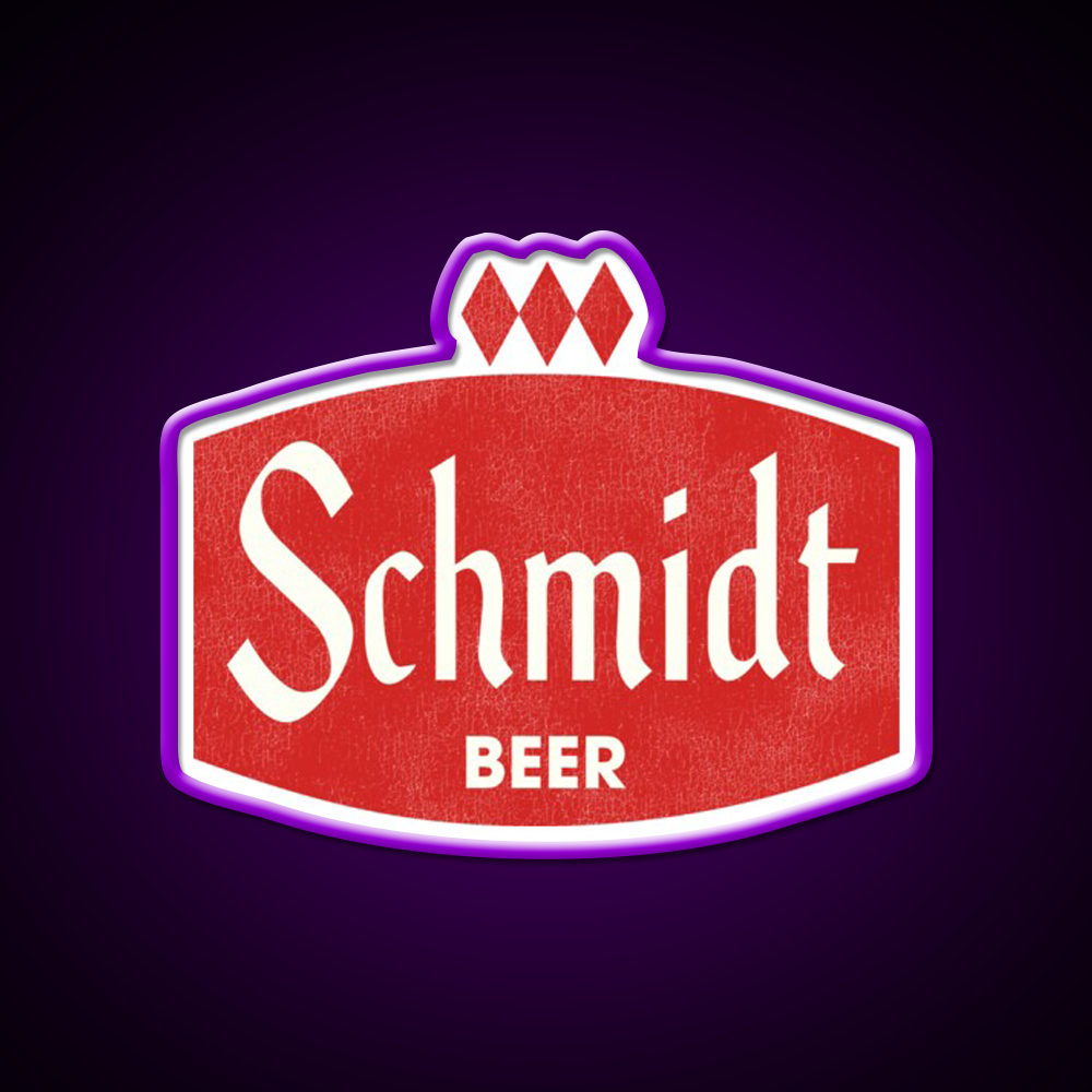 Schmidt Beer Retro Defunct Brewing Beer Bar Decor Led Neon Sign Rgb Color - LED neon sign view 9