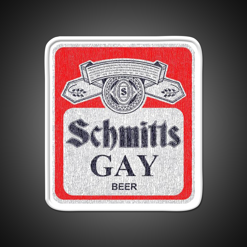 Schmitts Gay Beer Bar Decor Led Neon Sign Rgb Color - LED neon sign view 11