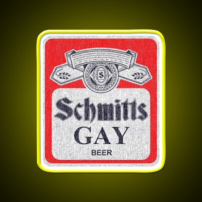 Schmitts Gay Beer Bar Decor Led Neon Sign Rgb Color - LED neon sign view 7