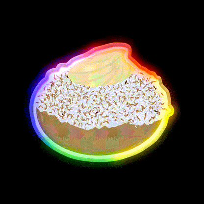 School Bread Norway Pavilion Snack Food Led Neon Sign Rgb Color