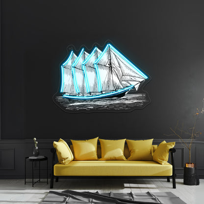 Schooner Wall Artwork Neon Signs