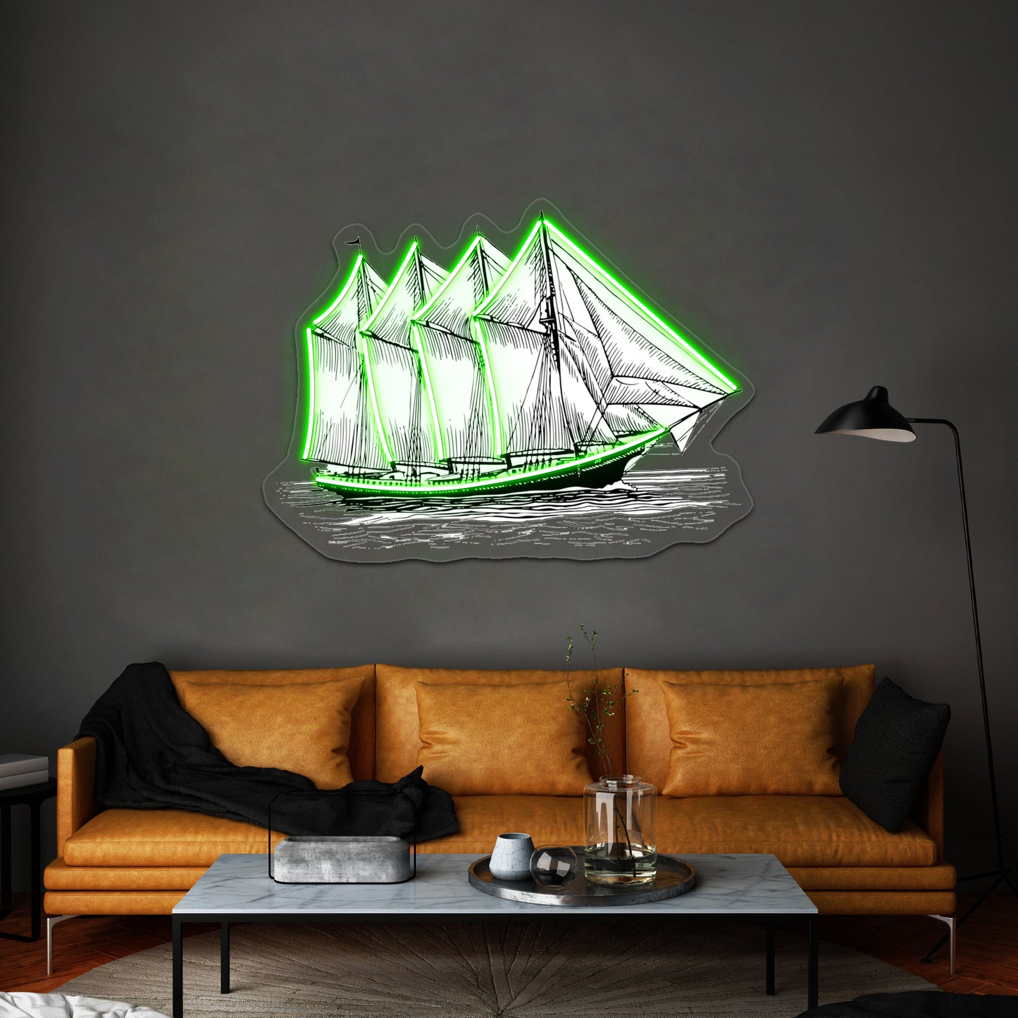 Schooner Wall Artwork Neon Signs