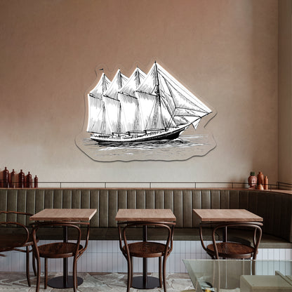 Schooner Wall Artwork Neon Signs