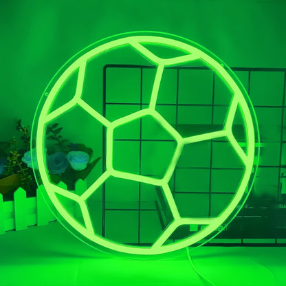 Score Every Goal Neon Soccer Ball Sign - Shineneon
