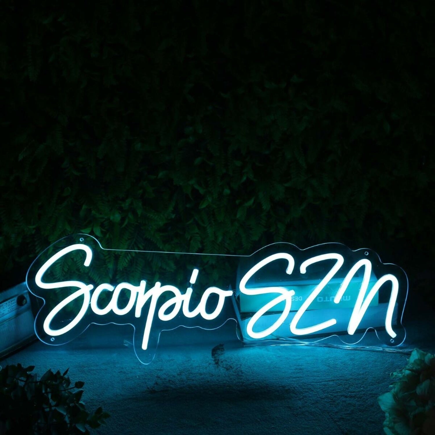 Scorpio Szn Blue Led Neon Sign - Shineneon