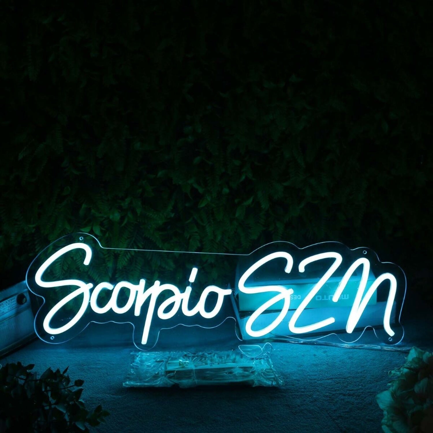 Scorpio Szn Blue Led Neon Sign Wall Art - Shineneon