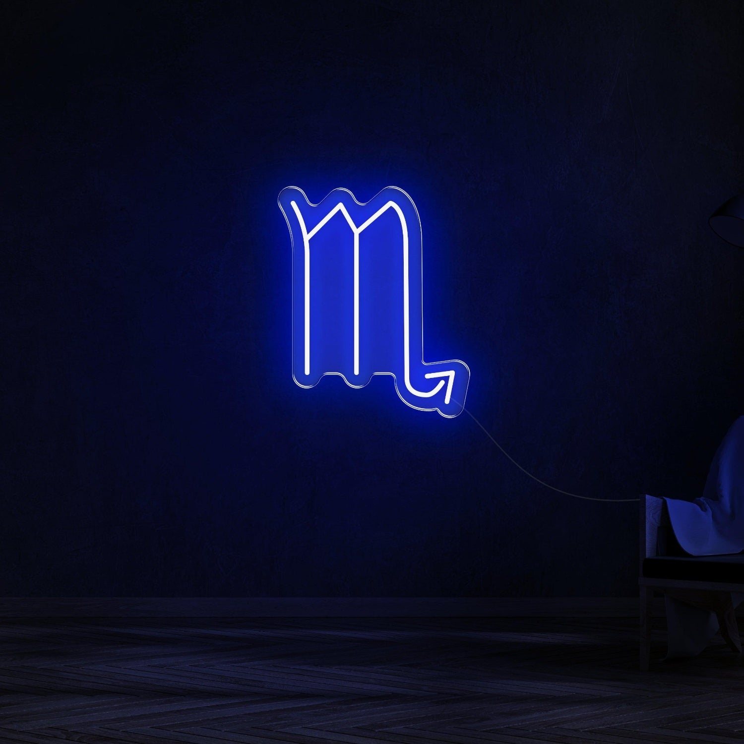 Scorpio Zodiac Yellow Led Neon Sign For Modern Home Decor | Shineneon