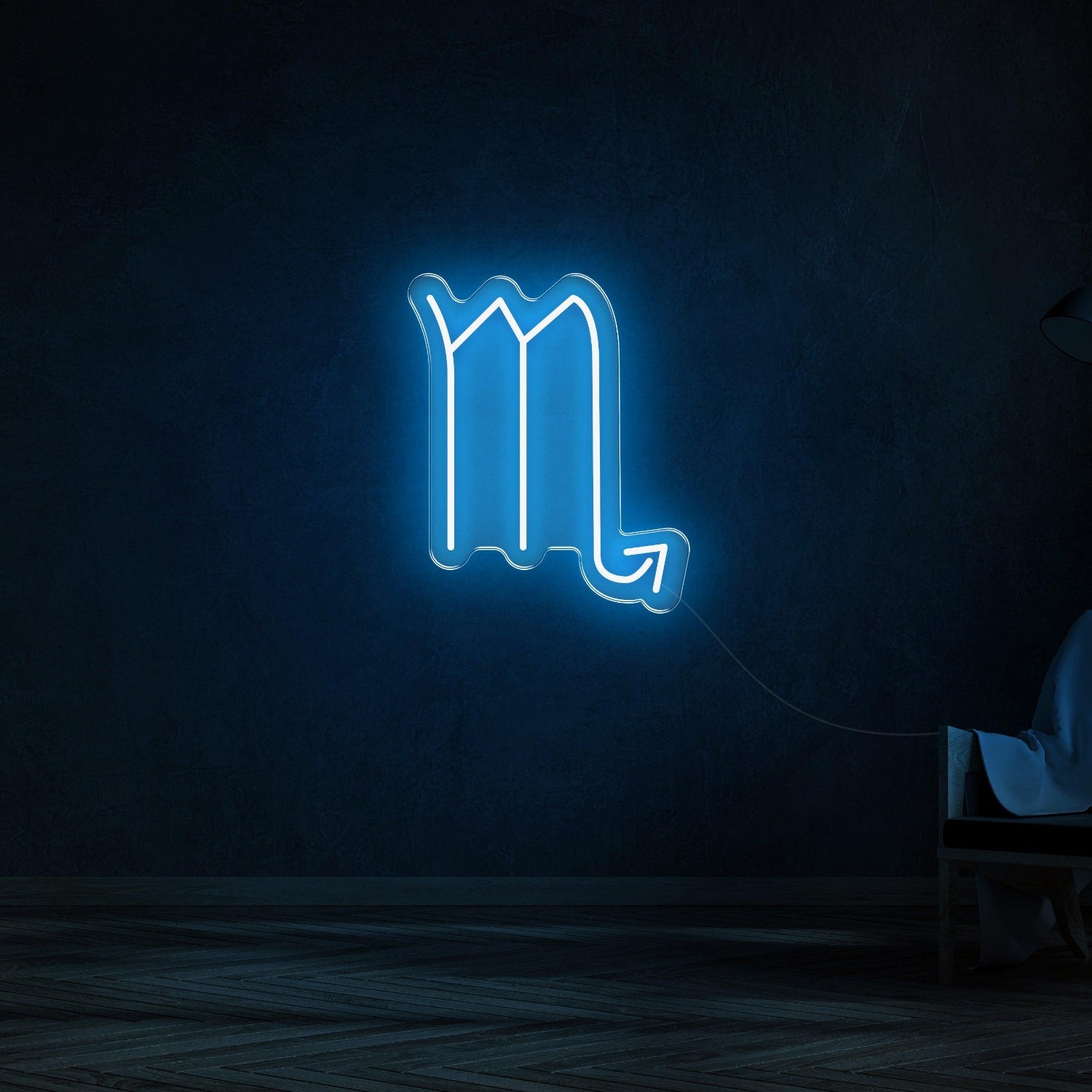 Scorpio Zodiac Yellow Led Neon Sign For Modern Home Decor | Shineneon