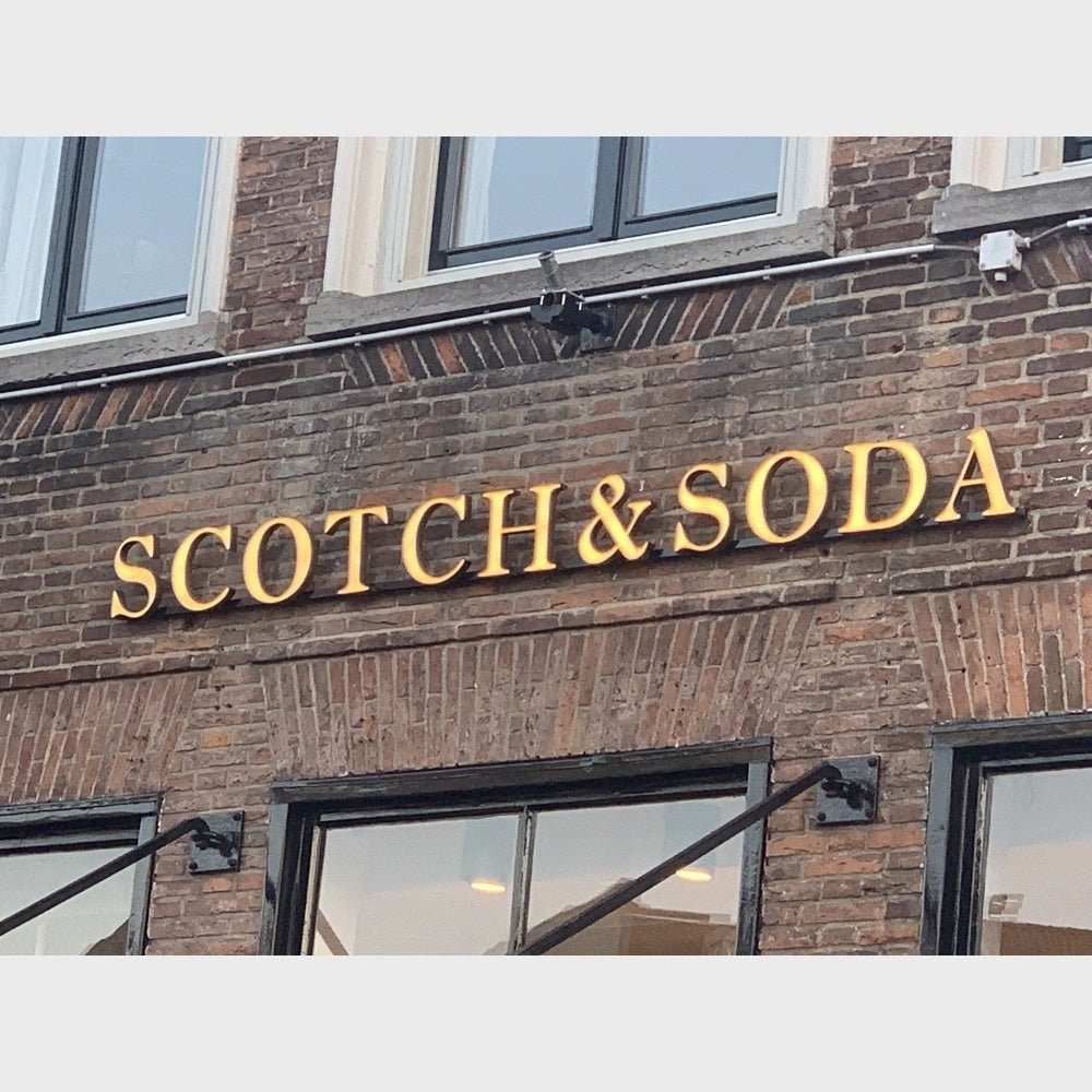 Scotch Soda 3D Backlit Channel Letters Led Light Sign - Shineneon