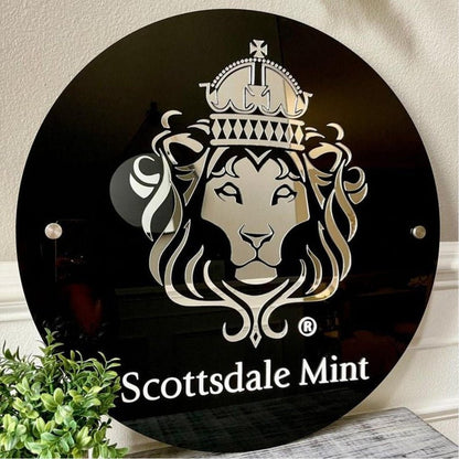 Scottsdale Mint Acrylic Business Logo Sign - Shineneon