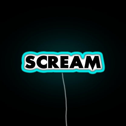 Scream Rgb Led Neon Sign Pop Wall Art - Shineneon