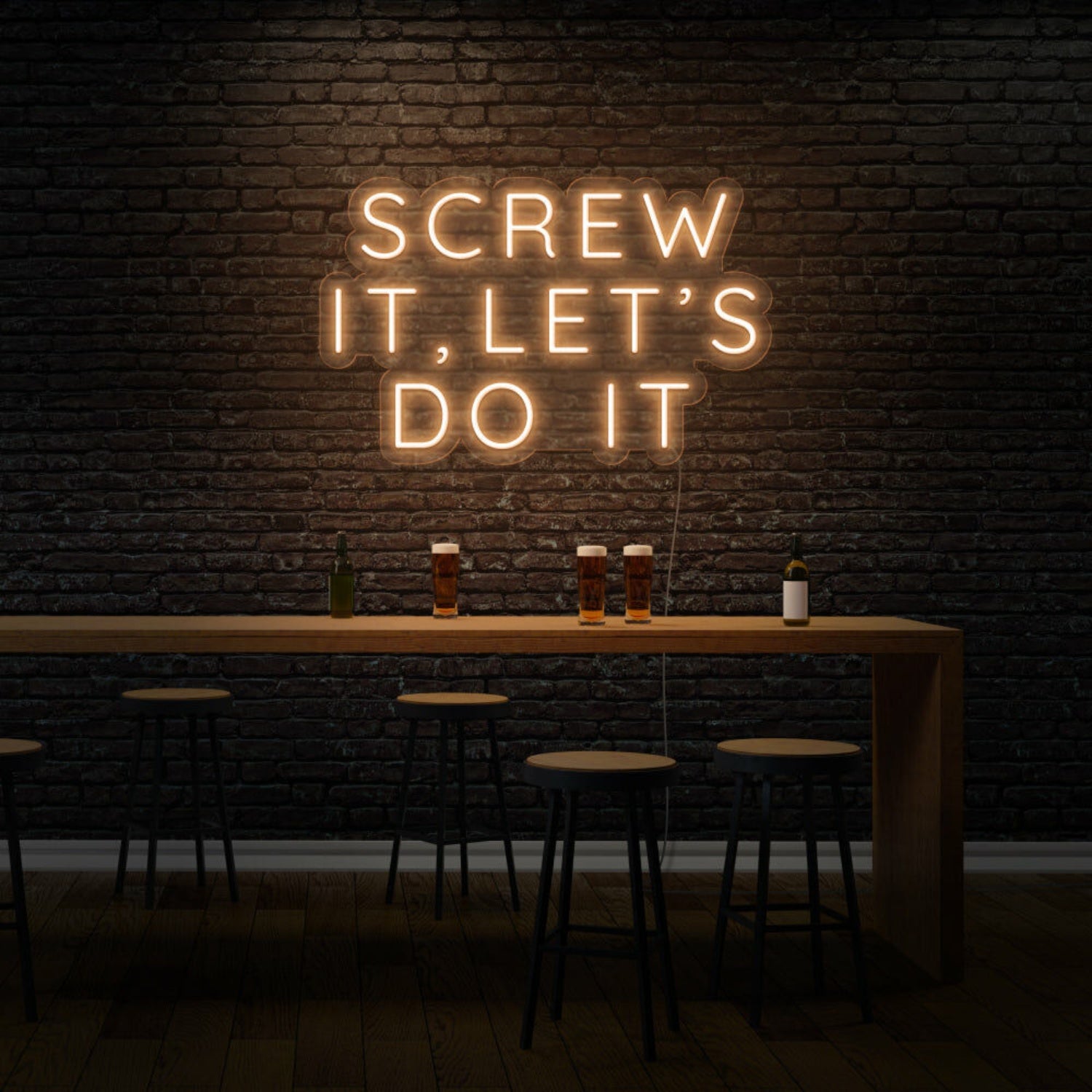 Screw It Lets Do It Led Neon Sign | Shineneon