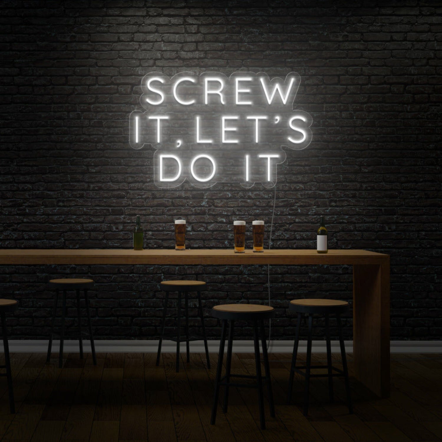 Screw It Lets Do It Led Neon Sign | Shineneon