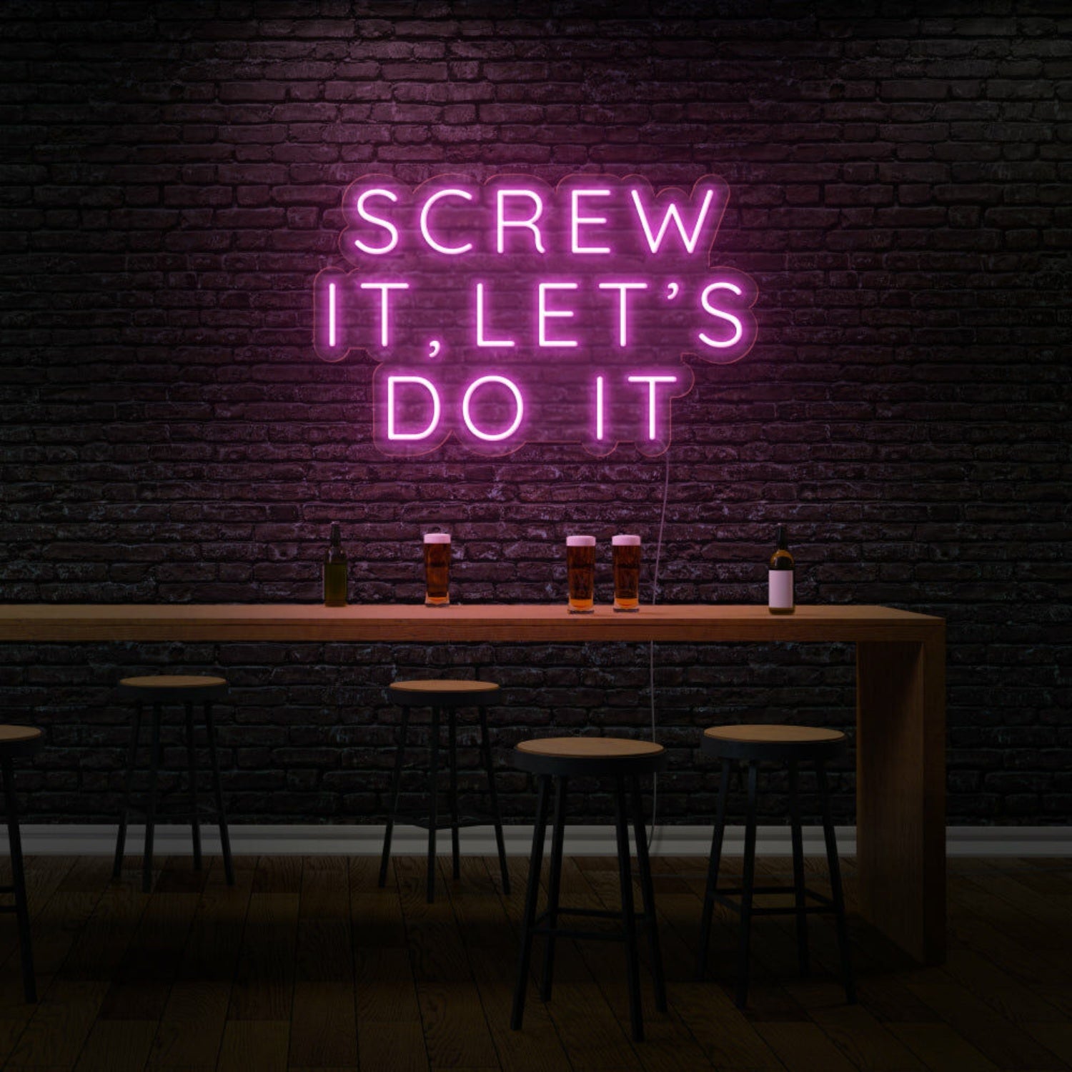 Screw It Lets Do It Led Neon Sign | Shineneon