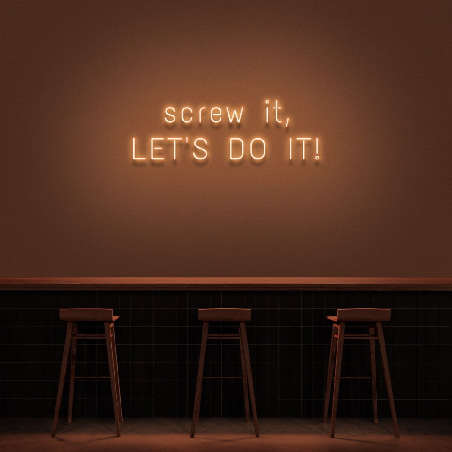 Screw It Lets Do It V1 Led Neon Sign | Shineneon