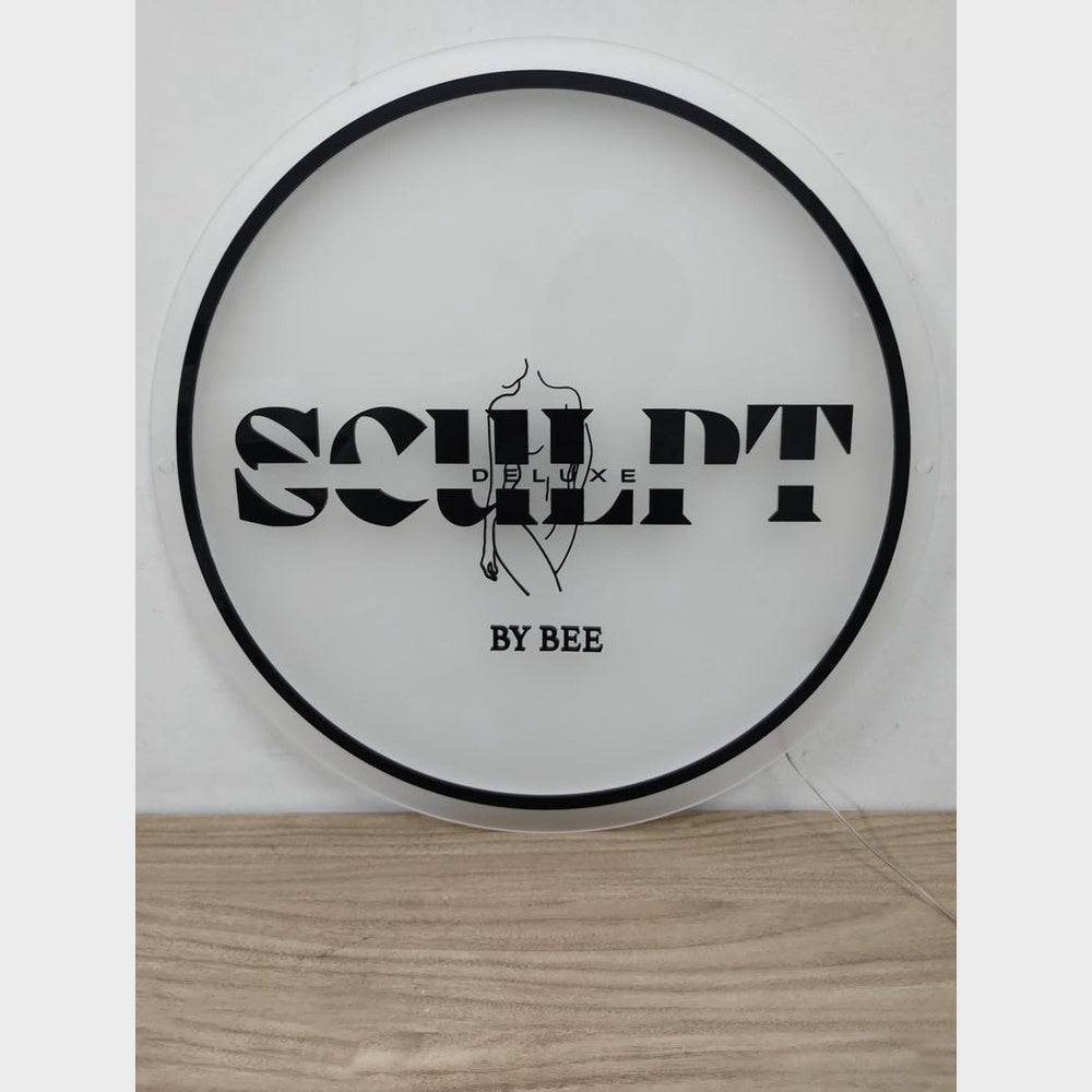 Sculpt Deluxe Acrylic Business Logo Sign - Shineneon