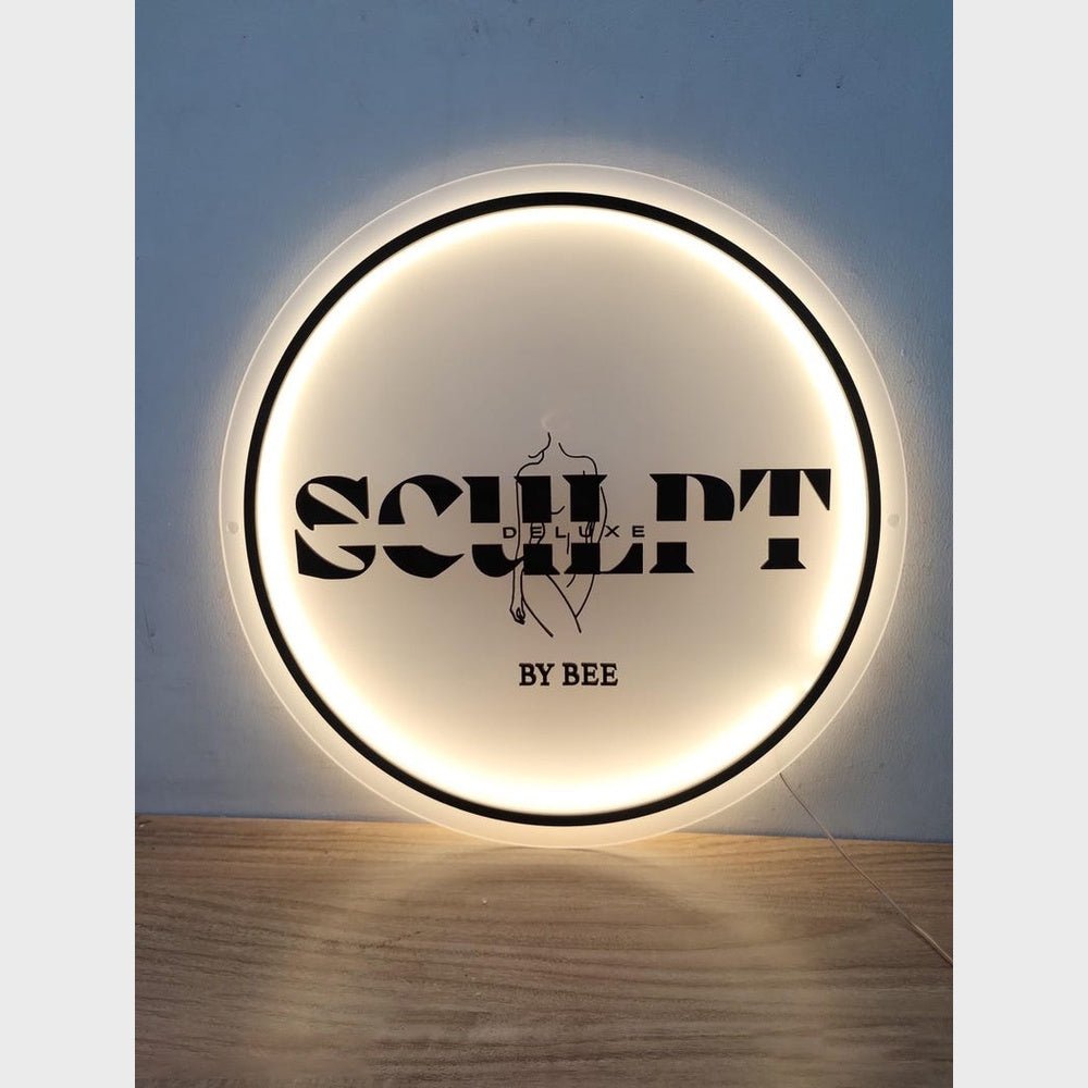 Sculpt Deluxe Acrylic Business Logo Sign - Shineneon