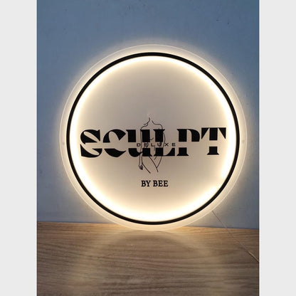 Sculpt Deluxe Acrylic Business Logo Sign - Shineneon