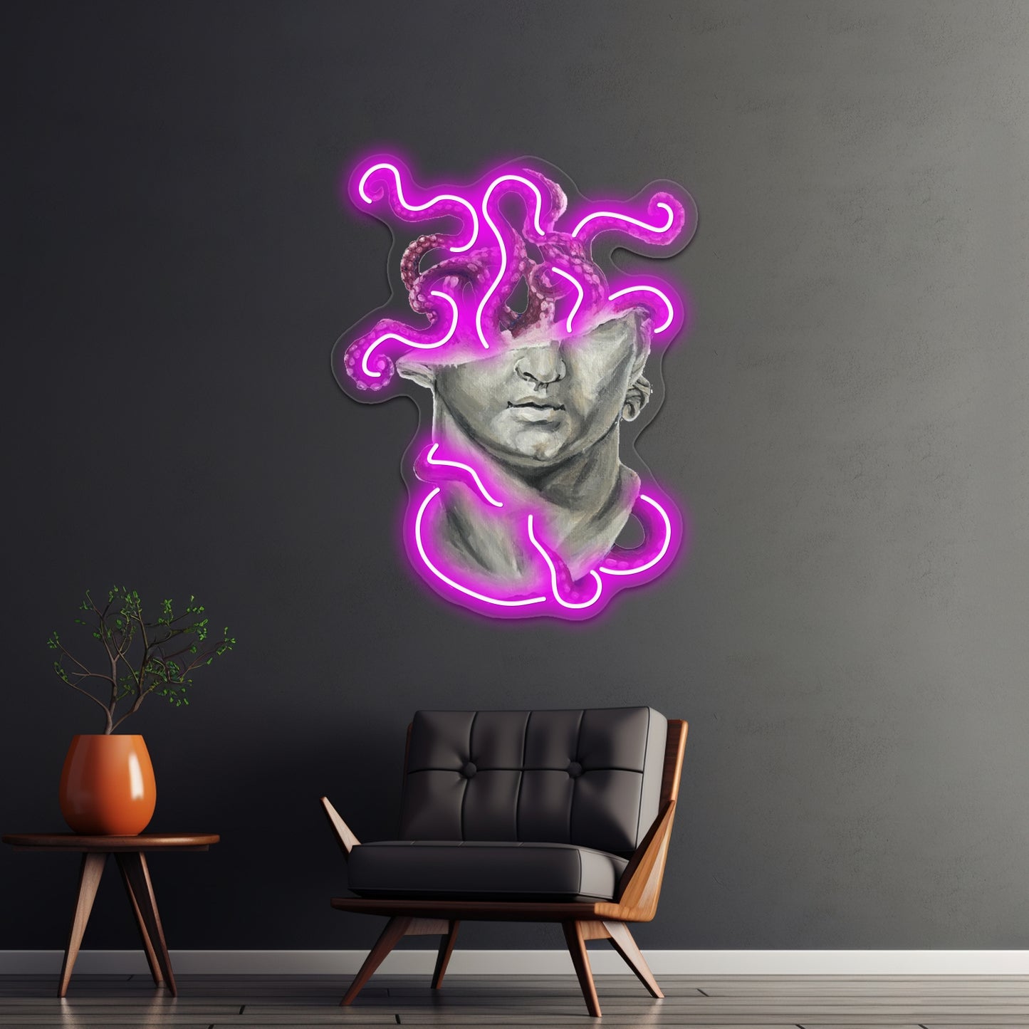 Sculpture With Tentacles Wall Artwork Neon Signs