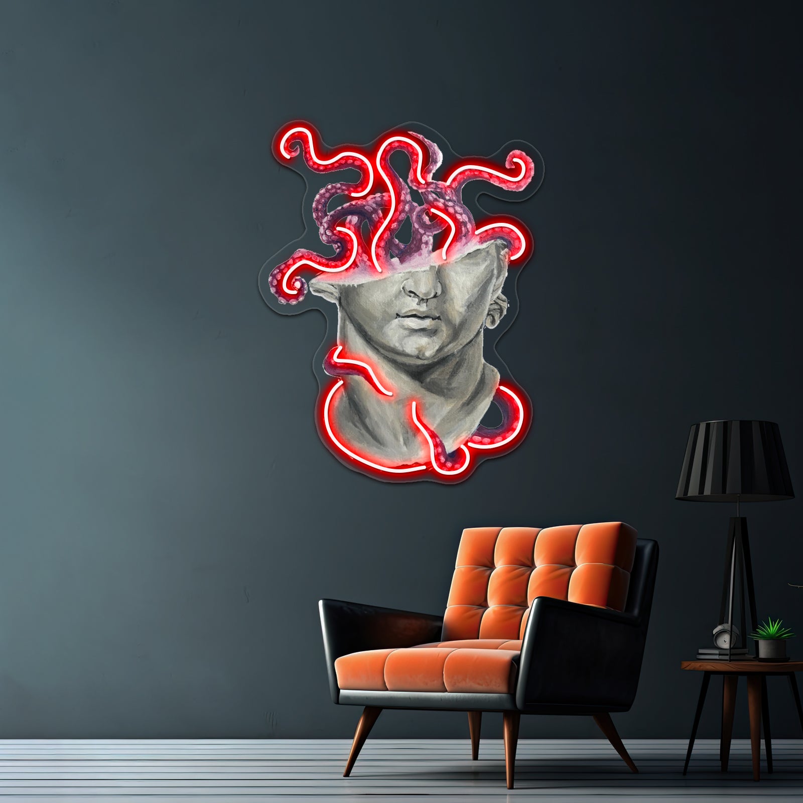 Sculpture With Tentacles Wall Artwork Neon Signs | Shineneon