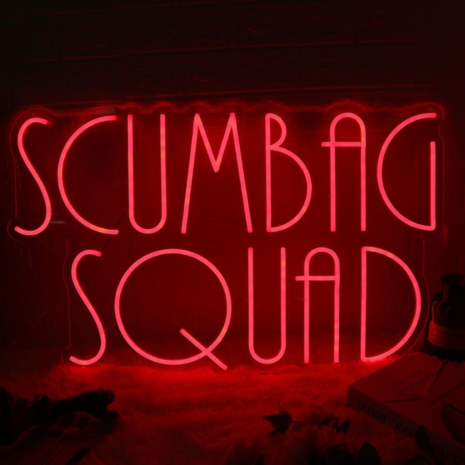 Scumbag Squad Red Led Neon Sign | Shineneon