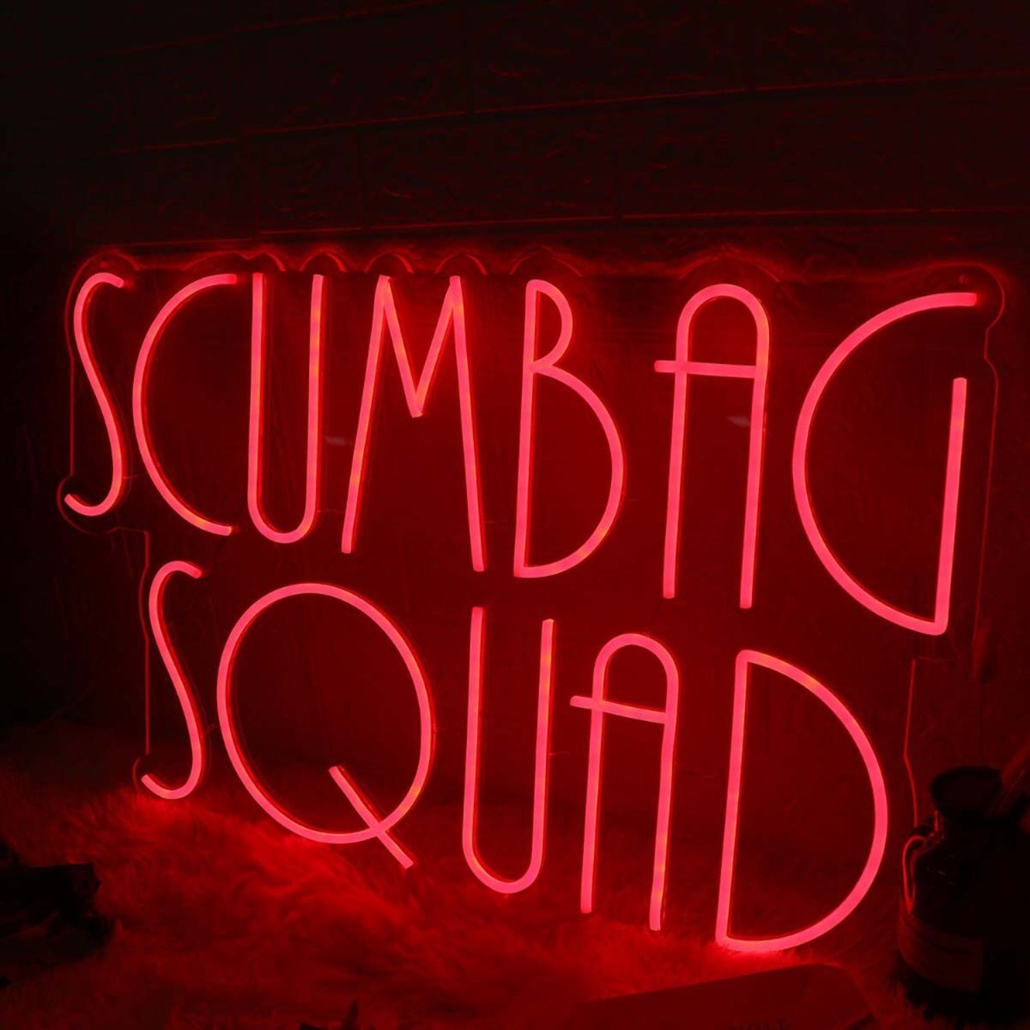Scumbag Squad Red Led Neon Sign | Shineneon