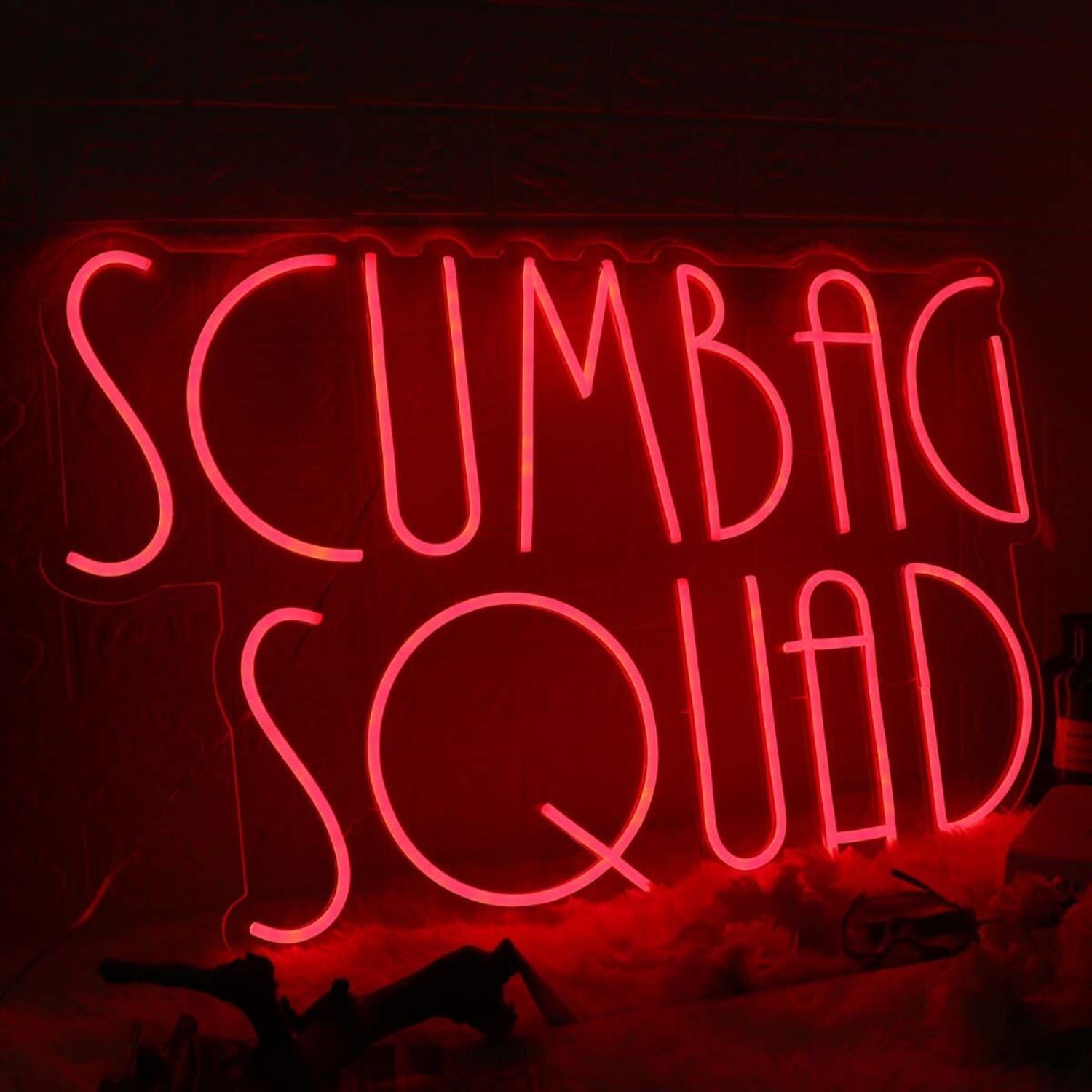Scumbag Squad Red Led Neon Sign | Shineneon