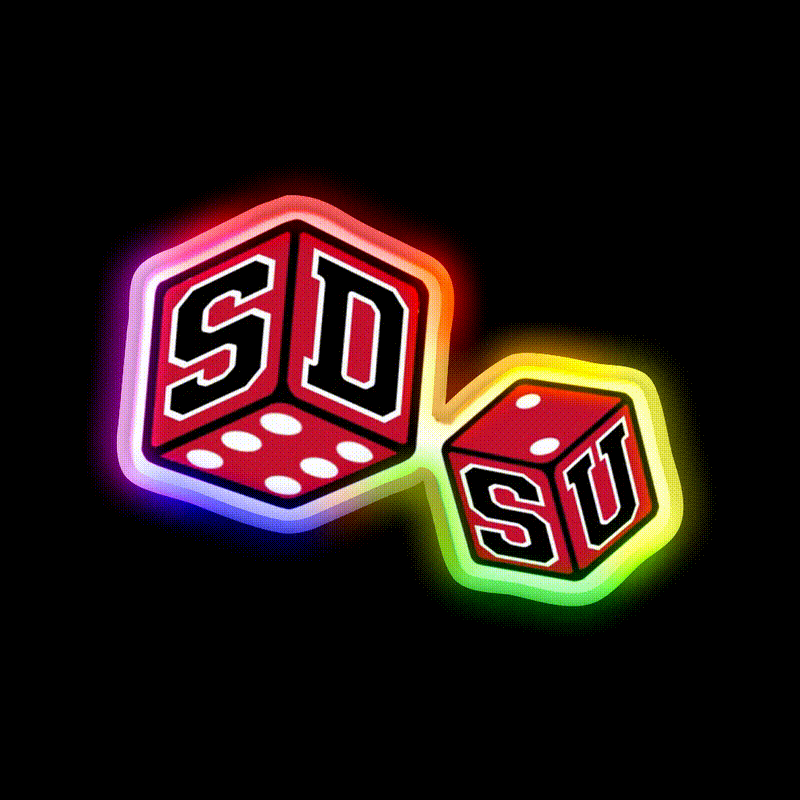 Sdsu Beer Die Beer Bar Decor Led Neon Sign Rgb Color - LED neon sign close-up detail